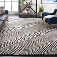 thumbnail image 2 of SAFAVIEH Metro Quinn Wavy Striped Area Rug, Black/Beige, 8' x 10', 2 of 12