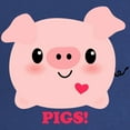 thumbnail image 2 of CafePress - Kawaii I Love Pigs Maternity Dark T Shirt - Maternity Dark T-Shirt, 2 of 3