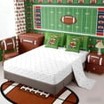 thumbnail image 4 of Erosebridal Football Letter K Touchdown Bedding Comforter Set, Sport Full Bedding Set for Men and Boys, Reversible 7pcs, 4 of 6