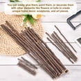 thumbnail image 4 of Uxcell 30Pcs 19.7" Palitos de madera natural para manualidades, marrón, 4 of 6