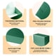 thumbnail image 3 of Cajas de regalo NEWSNOW 23 x 15 x 8 cm, paquete de 10 unidades, color verde oliva, 3 of 7