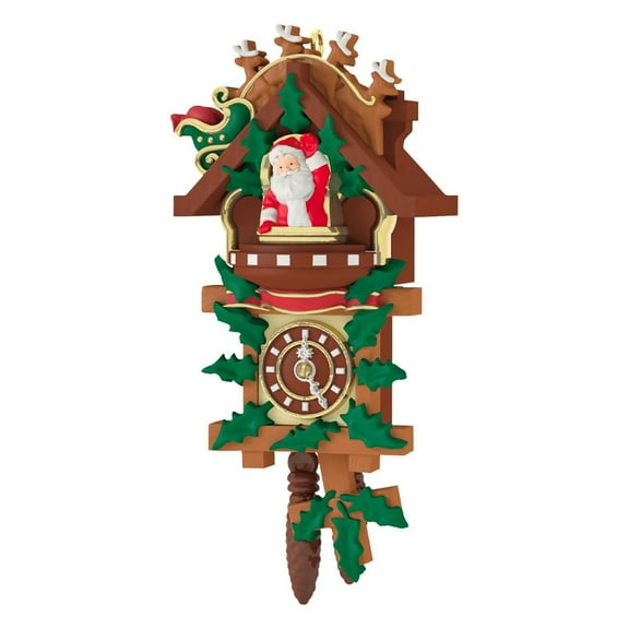 Hallmark Ornament 2016 Santa's Tiny Timekeeper MINIATURE