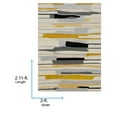 thumbnail image 6 of Livabliss Area Rugs for Living Room, 2x3 City Modern Yellow Rug, Bedroom Dining Room Home Decor Stain Resistant Carpet (2' x 2'11"), 6 of 8
