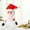 B, variant on Qonioi Santa Claus Snowman Christmas Candy Jar, Festive Christmas Candy Jar Decoration, Holiday Candy Container for Christmas Home Party Boutique
