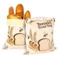 thumbnail image 4 of Sacs à Pain en Cire d'Abeille pour Pain Maison Sacs à Cire d'Abeille Réutilisables pour Coton Sac Ciré avec Fermeture Éclair Garde la Fraîcheur Plus Longtemps Sac de Rangement, 4 of 9