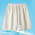 thumbnail image 2 of sususu Mens Basketball Shorts with Pockets Lightweight Loose Fit Athletic Shorts Mesh Gym Shorts for Men Beige XL, 2 of 5