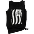 thumbnail image 3 of Alkepwun USA Flag Tank Top Women Crewnwck Sleeveless Tops Patriotic 4th of July Shirts Summer Graphic Tees Vest, 3 of 4