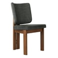 thumbnail image 6 of Alba Armless Upholstered Dining Chairs Set Of 2 in Charcoal, 6 of 10