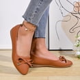 thumbnail image 4 of Loafers for Women, Plus Size Soft Sole with Bows, Trendy Comfortable Flat Shoes for Spring Summer, 4 of 9