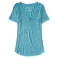 thumbnail image 2 of Camiseta adornada con minibolsillo Aeropostale para mujer azul extragrande, 2 of 2