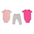 thumbnail image 1 of Conjunto George Conjunto, marca George, 2 pañaleros manga corta, pantalón de coneja, talla 0M, 1 of 4
