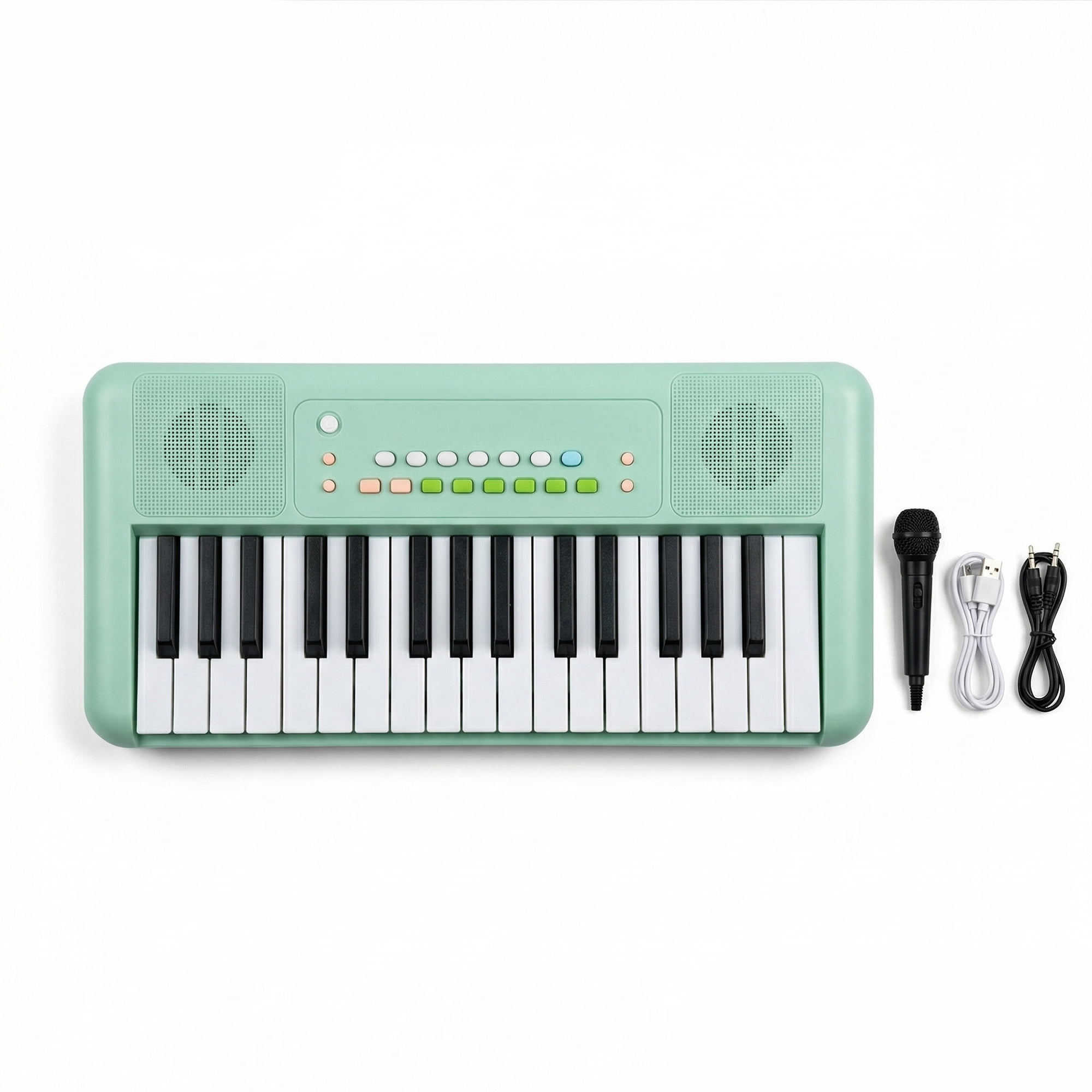 Fosoundpro 32-Keys Piano Keyboard, Portable Electric Piano for Toddler, Music Educational Instrument Toy Gifts for 3-7 Years Old Boys Girls