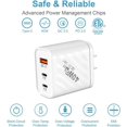 2 Pack 40W Usb C Wall Charger, Dual Port Pd+Qc 3.0 Power Adapter, Fast