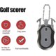 thumbnail image 2 of Contador de puntuación de golf Contador de golf 2 en 1 Contador Ker de mano de doble dial para contar y puntuación de golf (gris 2 piezas), 2 of 5