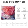 thumbnail image 5 of YINGXI Throw Pillow Covers Home Deco 2 Flower Pillow Cases Decorative 12x12in, 5 of 5
