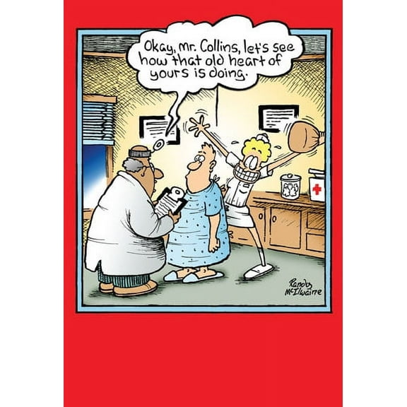 Nobleworks Heart Test Funny / Humorous Birthday Card