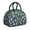 Robot and Ufos, variant on Robot and Minibots Gray Pattern Insulated Lunch Bag,Leakproof Large Capacity Lunch Box for Work,Picnic or Travel,11.4 X 6.7 X 8.3 Inches