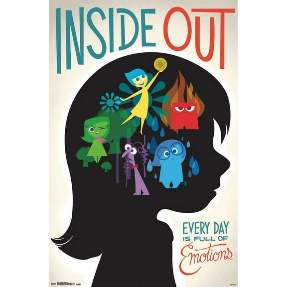 Disney Pixar Inside Out - Emotions Wall Poster, 22.375" x 34"