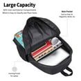 thumbnail image 3 of Hirioo Sea Otters Family In Blue Water for Minimalist Backpack Large Capacity Backpack Travel Backpack For School, 3 of 8