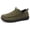 Green, variant on Men's Moccasin Slippers Wide Memory Foam House Shoes for Indoor & Outdoor