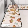 thumbnail image 2 of Kitchen Rugs Sets Of 2,Colorful Mushroom Rainbow Light Pattern Anti Fatigue Kitchen Mat Rugs Non Slip Washable,Decorative Kitchen Floor Mats for Kitchen,Sink,Laundry,17"x47"+17"x47", 2 of 5