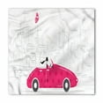 thumbnail image 1 of Cars Bandana, Woman Driving Vintage Car, Unisex Head and Neck Tie, by Ambesonne, 1 of 2