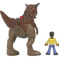 thumbnail image 5 of Imaginext Jurassic World Camp Cretaceous Carnotaurus ‘Toro’ Dinosaur & Darius Figure Set, 5 of 6