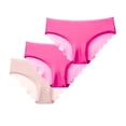 thumbnail image 2 of Vibrex Cotton Underwear for Women Seamless 3PC Women Comfortable Underwear Ice Silk Panties Comfy Yoga Panties Exercise Briefs,Stretch Briefs,S-2XL, 2 of 5