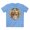 Carolina Blue, variant on Carnival Mask Graphic T-Shirt Unisex 100 Cotton With Antique Gold Art Design Tee 12