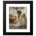 thumbnail image 2 of Frederick Arthur Bridgman 15x18 Black Modern Framed Museum Art Print Titled - Women at the Fountain, 2 of 5