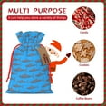 thumbnail image 7 of Fuzoiu Cute Shark Print Christmas Gift Bag,Burlap Gift Bag with Drawstring Closure & Hang Tag,Perfect for Holidays, Birthdays, and Special Occasions-Medium, 7 of 7