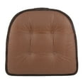thumbnail image 6 of Gripper 15" x 16" Non-Slip Textured Brown Chair Cushion, 6 of 6