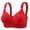Red, variant on Bras for Women Lace Push Up Bra No Underwire Full Coverage Bras Flower Print Bras Sexy Basic Everyday Bras