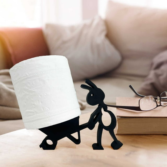 Design Toilet Paper Holder Wall Mounted Bathroom Tissue Roll Dispenser Storage Rack Organizer for Home