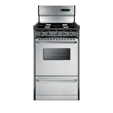 SUMMIT 20" Wide Gas Range, Open Burners