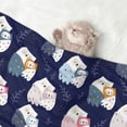 thumbnail image 2 of Sigee Mom And Baby Owls for Pet Blanket for Dog Cat Puppy Blanket Cat Blankets for Small and Medium Pets-Large, 2 of 8