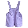 thumbnail image 6 of Toddler Easter Outfit Girls Sleeveless Striped Tank Top and Overalls 2 Peice Summer Outfit Set Dress up Party Outfit 3-4 Years Girls Outfits, 6 of 6