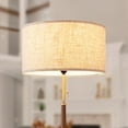 thumbnail image 5 of EDISHINE 62 inch Vintage Floor Lamps for Living Room, Retro Floor Lamps,  Contemporary Wooden Standing Lamp with Chain Switch,Gold, 5 of 8