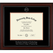 Rochester Institute of Technology Kate Gleason College of Engineering Diploma Frame, Document Size 12" x 10"
