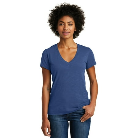 Weathered Slub So-Low V-Neck Tee