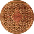 thumbnail image 1 of Ahgly Company Indoor Round Persian Orange Traditional Area Rugs, 6' Round, 1 of 1