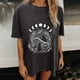 thumbnail image 4 of Blusa de manga corta de verano con estampado de sol y luna gótica vintage para mujer Pompotops hfajkhk140699, 4 of 7
