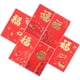 thumbnail image 2 of ColoMX Sobres rojos de Año Nuevo Chino, bolsillo para dinero, bolsillos para dinero chinos tradicionales, 6 uds., 2 of 8