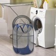 Foldable Mesh Popup Laundry Hamper EasytoOpen Laundry Basket for