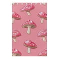 thumbnail image 4 of Mushrooms Pink Curtains Black Out 72 Inch Length Curtains for Sliding Glass Doors Bedroom Living Room 2 Pack, 4 of 6