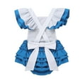 thumbnail image 2 of DPOIS Infant Baby Girls' Romper First Birthday Bodysuit Princess Tutu Ruffles Dresses Party Halloween Costumes, 2 of 7