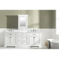 thumbnail image 4 of Design Element Milano 84" Double Sink Bathroom Vanity Modular Set in White, 4 of 16