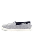 thumbnail image 4 of Women's TOMS Avalon Repreve Slip On Shoe Navy Repreve Soft Heathered Knit 6.5 M, 4 of 7
