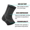 thumbnail image 2 of Ankle Brace Compression Support Sleeve - Ankle Compression Socks for Plantar Fasciitis, Foot & Ankle Swelling, Achilles Tendoniti, 2 of 5
