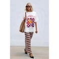 thumbnail image 4 of Women's Mesh Polka Dots Skirts Elastic Waist Semi See Through Skirt for Streetwear Coffee & S, 4 of 8